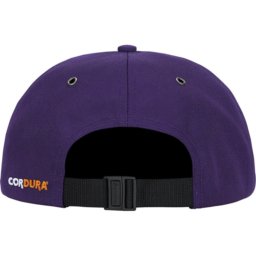 Details on Cordura Teflon Label 6-Panel Dark Purple from fall winter
                                                    2021 (Price is $48)