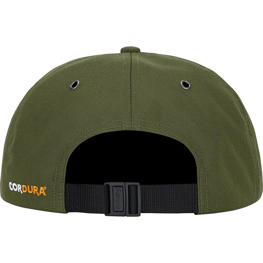 Details on Cordura Teflon Label 6-Panel Olive from fall winter
                                                    2021 (Price is $48)