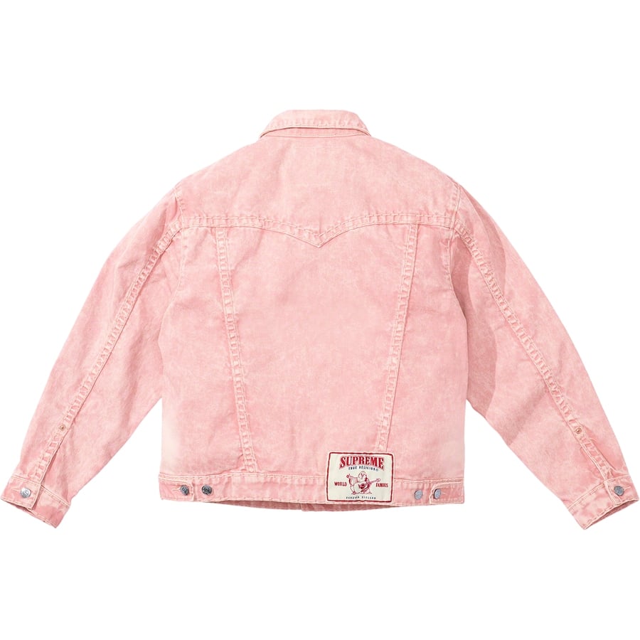 Supreme/True Religion Denim Trucker Jacket Pink (FW21) - Novelship