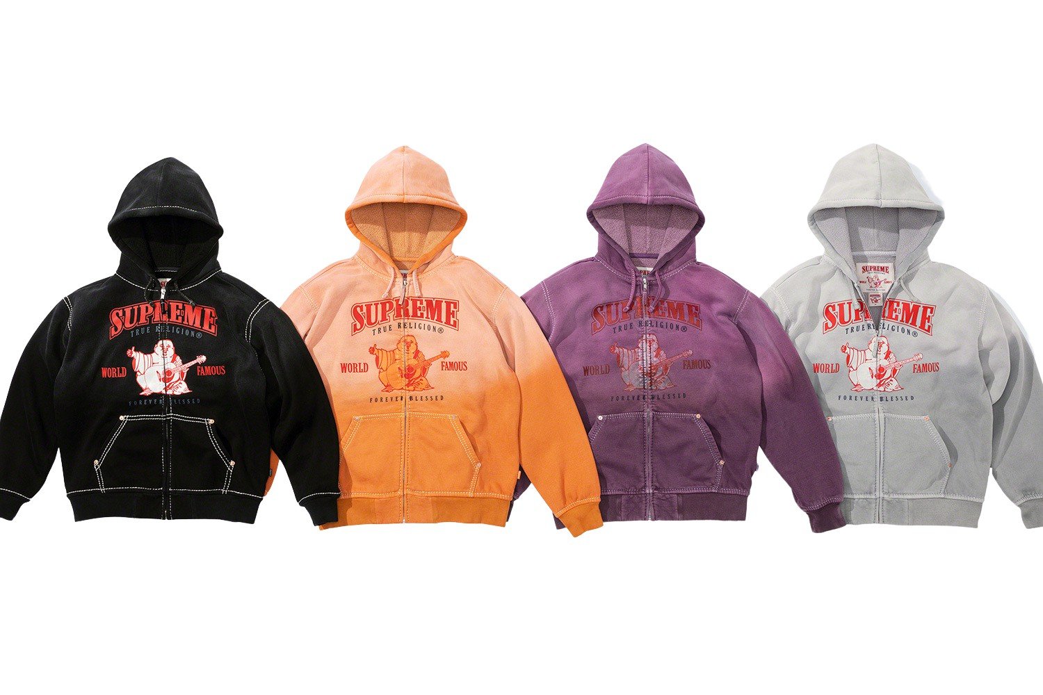 True Religion Zip Up Hooded Sweatshirt - fall winter 2021 - Supreme