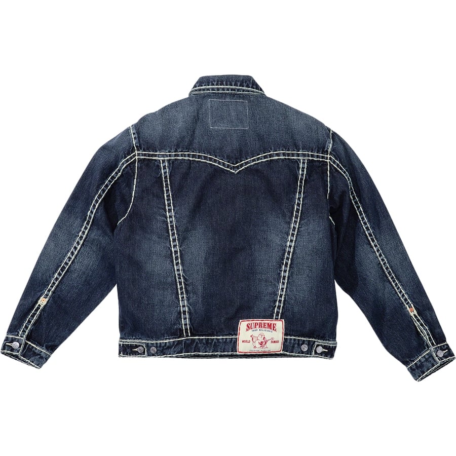 Details on Supreme True Religion Denim Trucker Jacket  from fall winter
                                                    2021 (Price is $268)