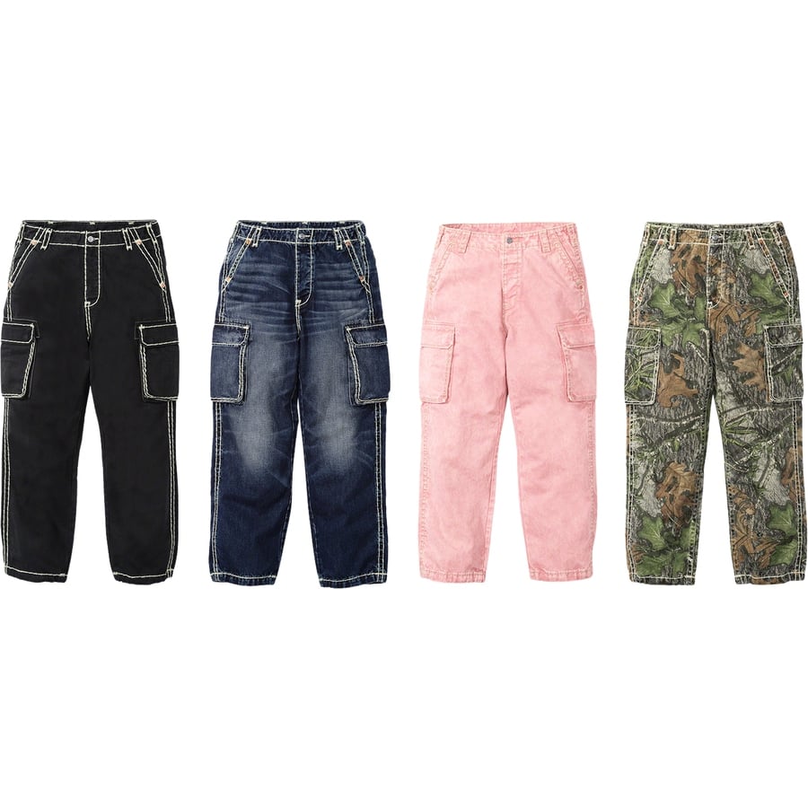 Supreme Supreme True Religion Denim Cargo Pant releasing on Week 6 for fall winter 2021