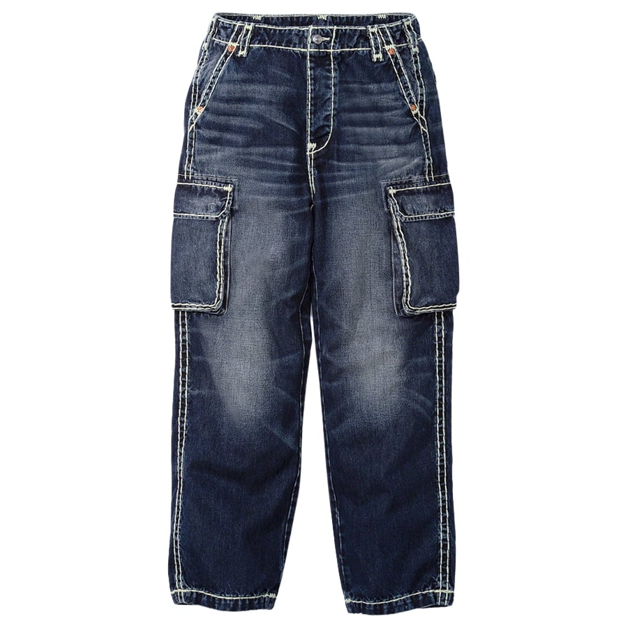 Details on Supreme True Religion Denim Cargo Pant  from fall winter
                                                    2021 (Price is $228)