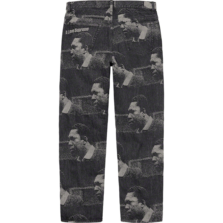 Details on John Coltrane A Love Supreme Regular Jean Black from fall winter
                                                    2021 (Price is $198)