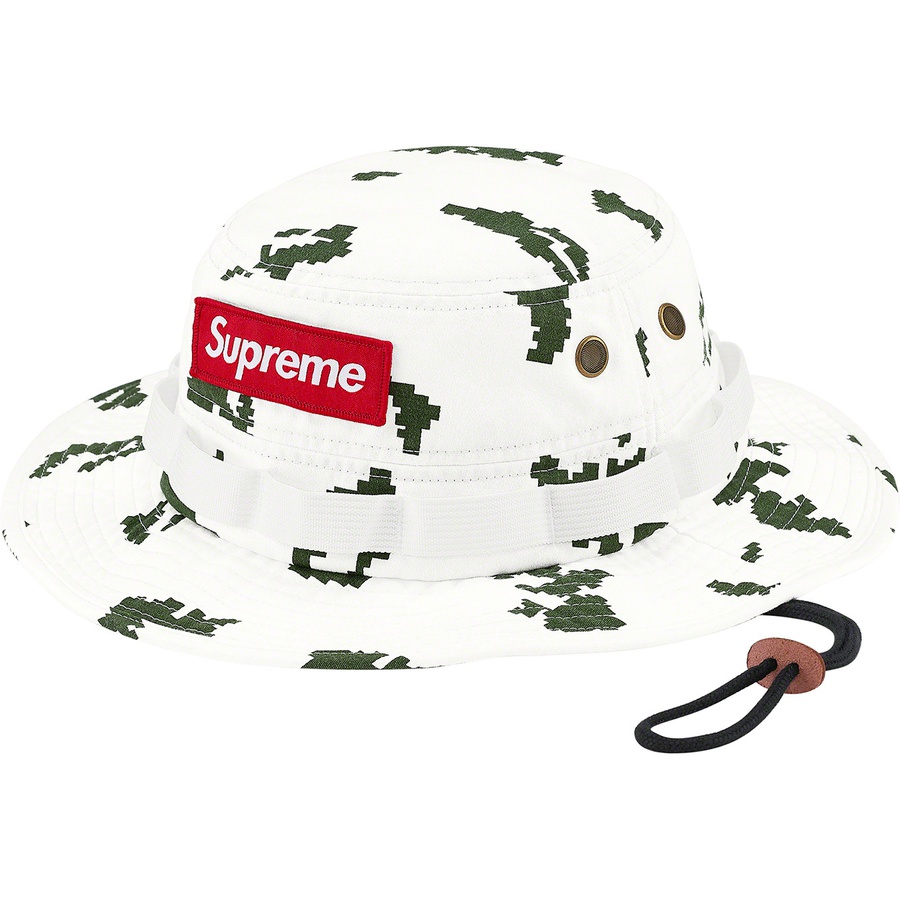 Details on Military Boonie White Russian Camo from fall winter 2021 (Price is $60)