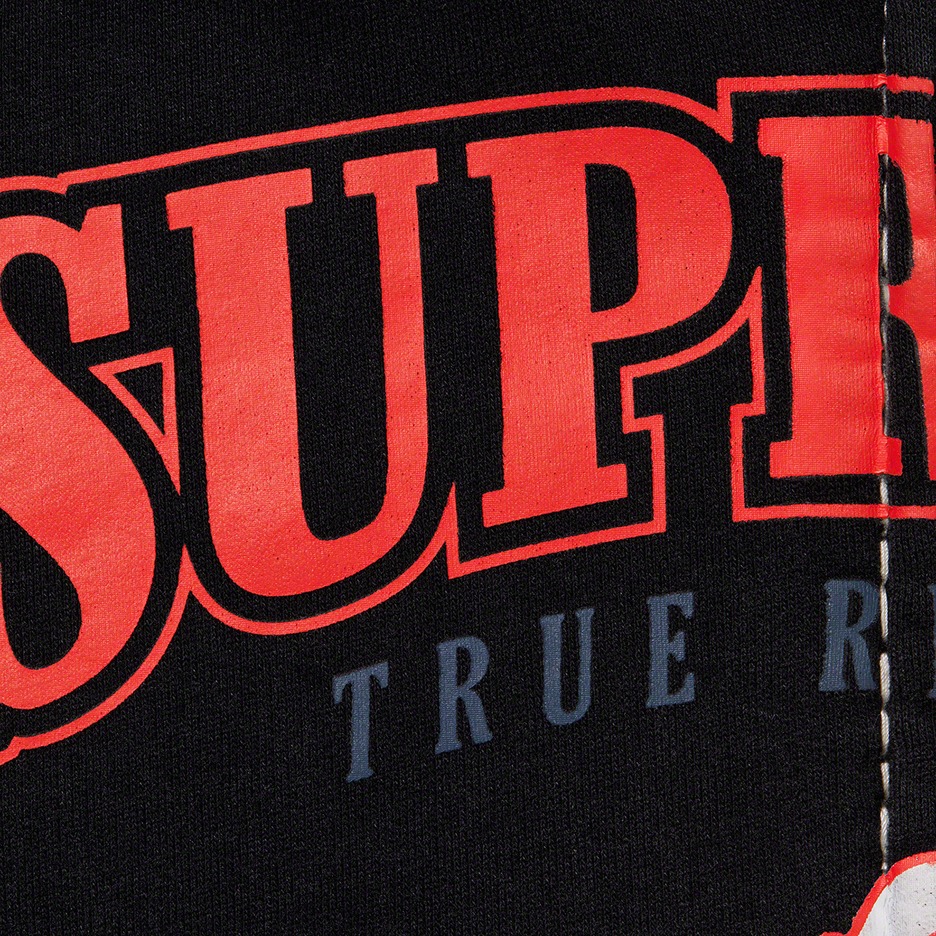Supreme True Religion Zip Up Hooded Sweatshirt Black