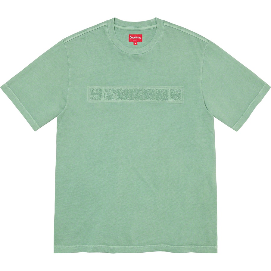 Details on Embossed Vines S S Top Sage from fall winter 2021 (Price is $78)