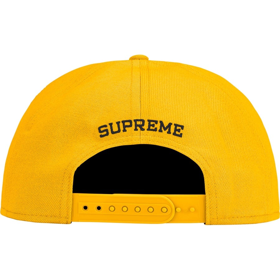 Details on Arabic Logo 5-Panel Gold from fall winter 2021 (Price is $42)