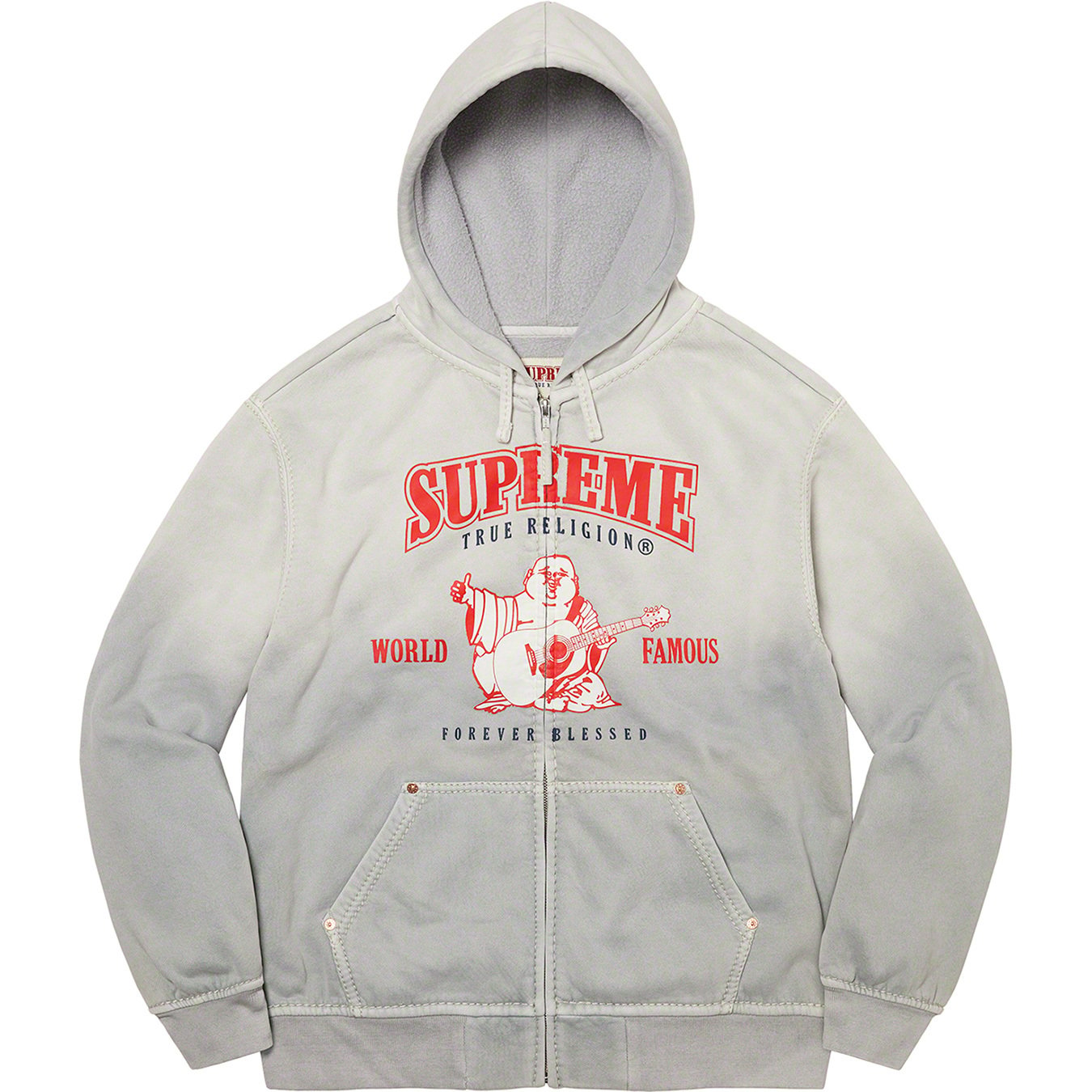 Supreme®/True Religion® Zip Up Hooded Sweatshirt - Supreme Community