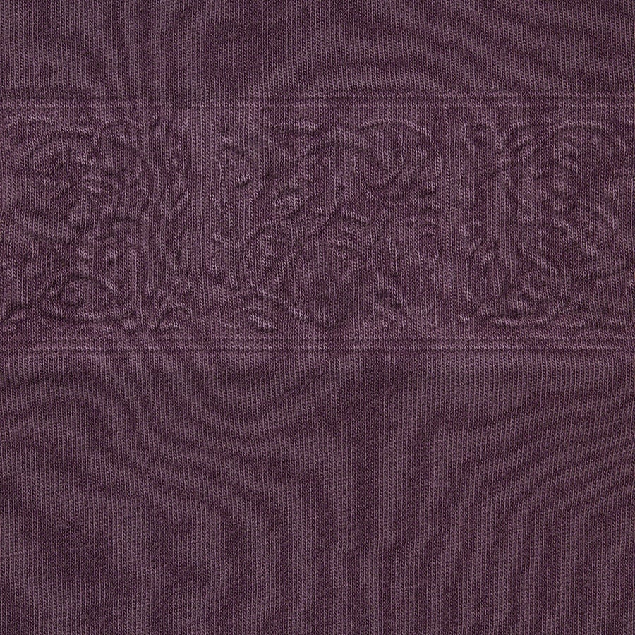Details on Embossed Vines S S Top Dark Purple from fall winter 2021 (Price is $78)