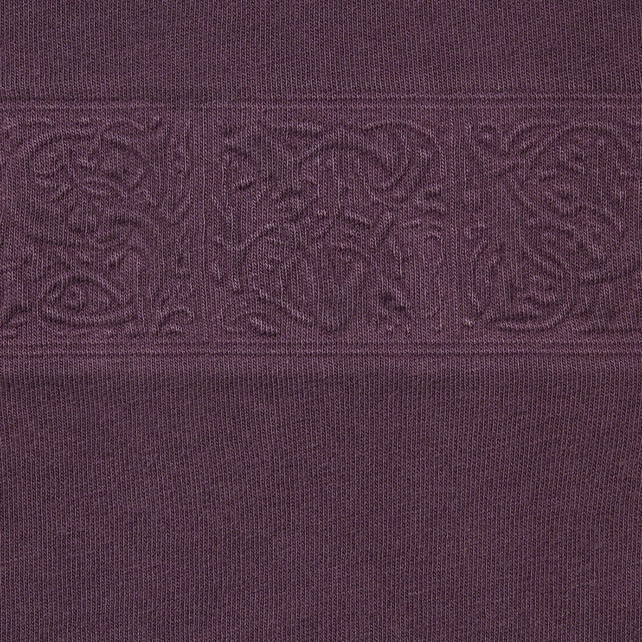 Details on Embossed Vines S S Top Dark Purple from fall winter
                                                    2021 (Price is $78)