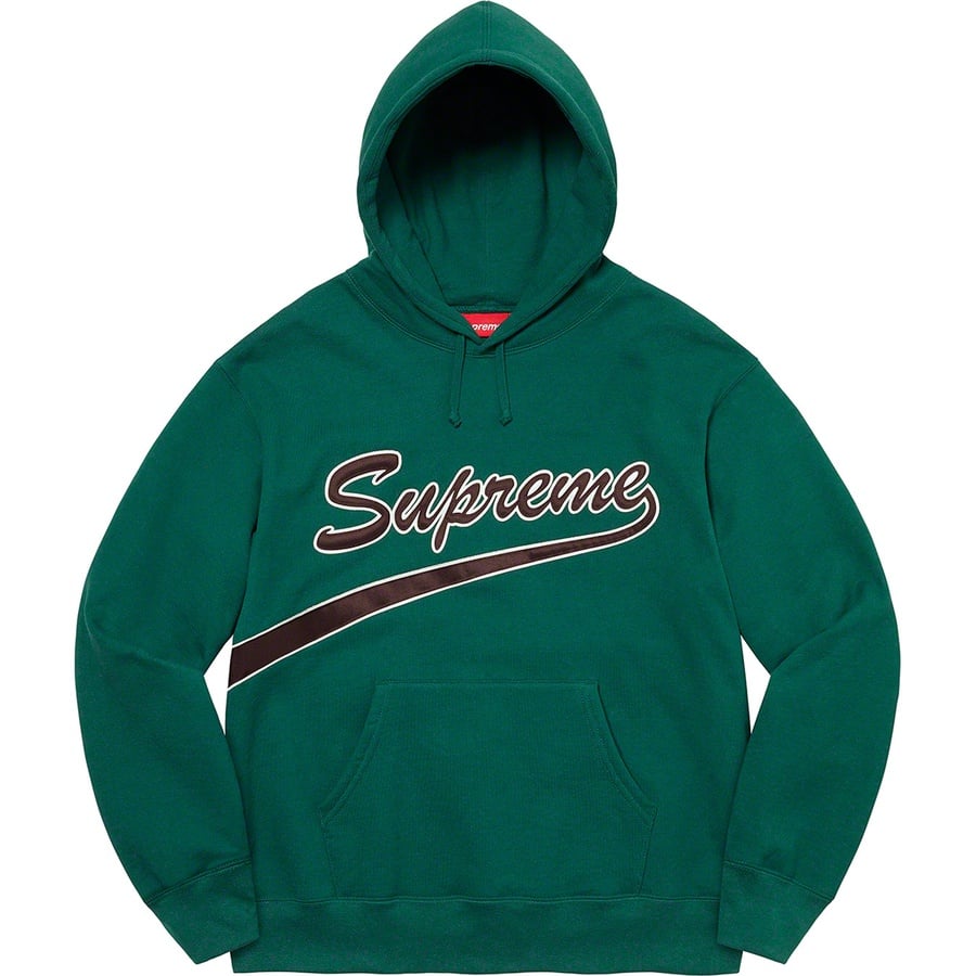 Details on Tail Hooded Sweatshirt Dark Green from fall winter 2021 (Price is $168)