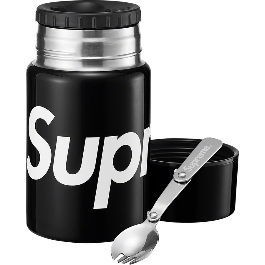 Details on Supreme SIGG 0.75L Food Jar Black from fall winter 2021 (Price is $78)