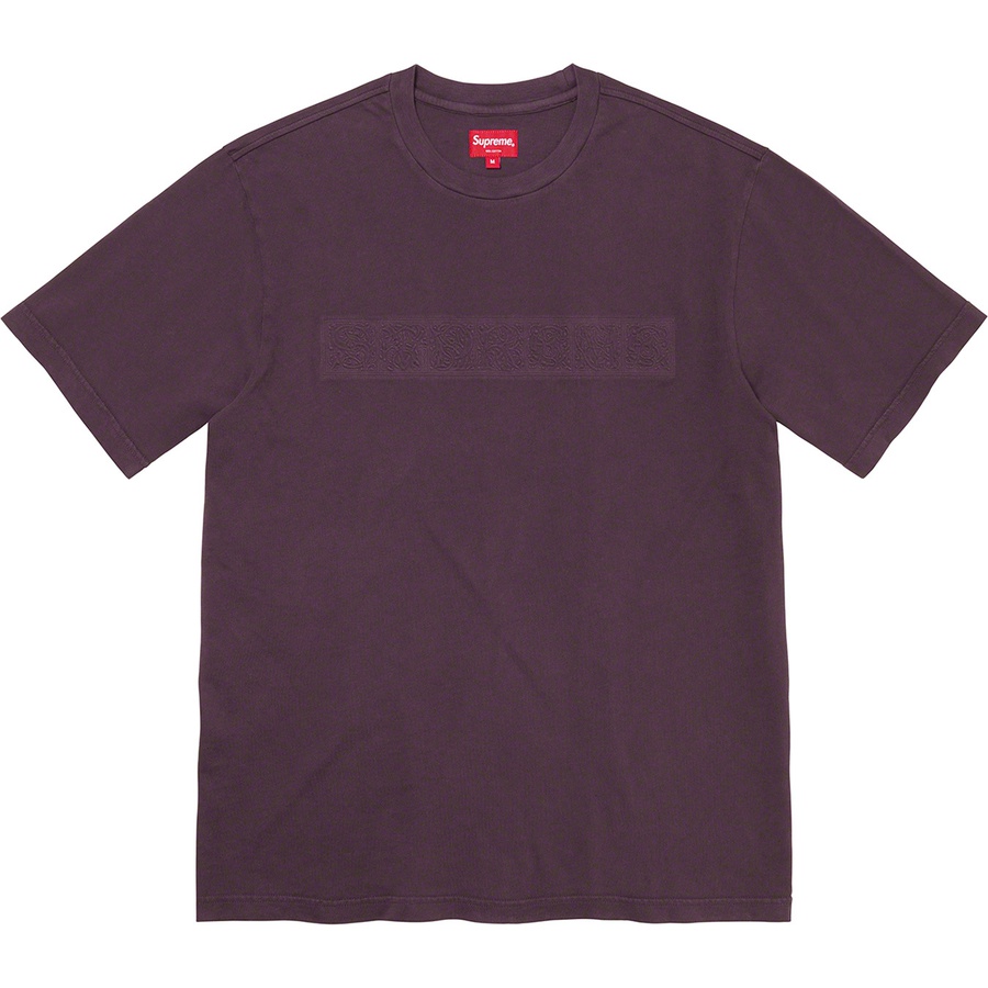 Details on Embossed Vines S S Top Dark Purple from fall winter 2021 (Price is $78)