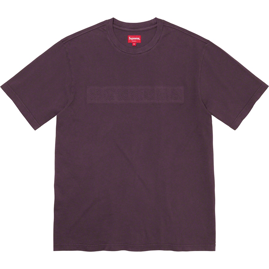 Details on Embossed Vines S S Top Dark Purple from fall winter
                                                    2021 (Price is $78)