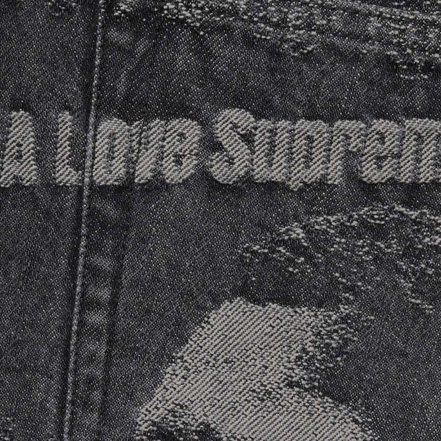 Details on John Coltrane A Love Supreme Regular Jean Black from fall winter 2021 (Price is $198)