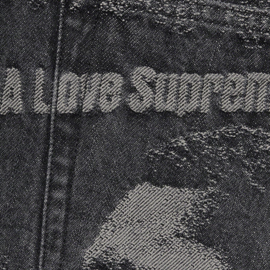 Details on John Coltrane A Love Supreme Regular Jean Black from fall winter
                                                    2021 (Price is $198)