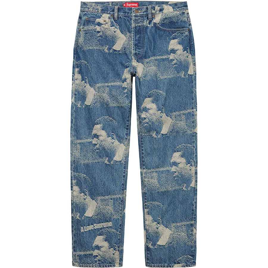 Details on John Coltrane A Love Supreme Regular Jean Blue from fall winter
                                                    2021 (Price is $198)