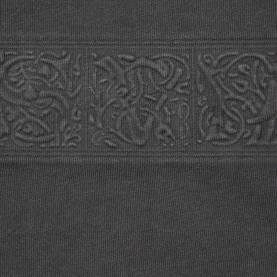 Supreme Embossed Vines S S Top (FW21) - Black - $78