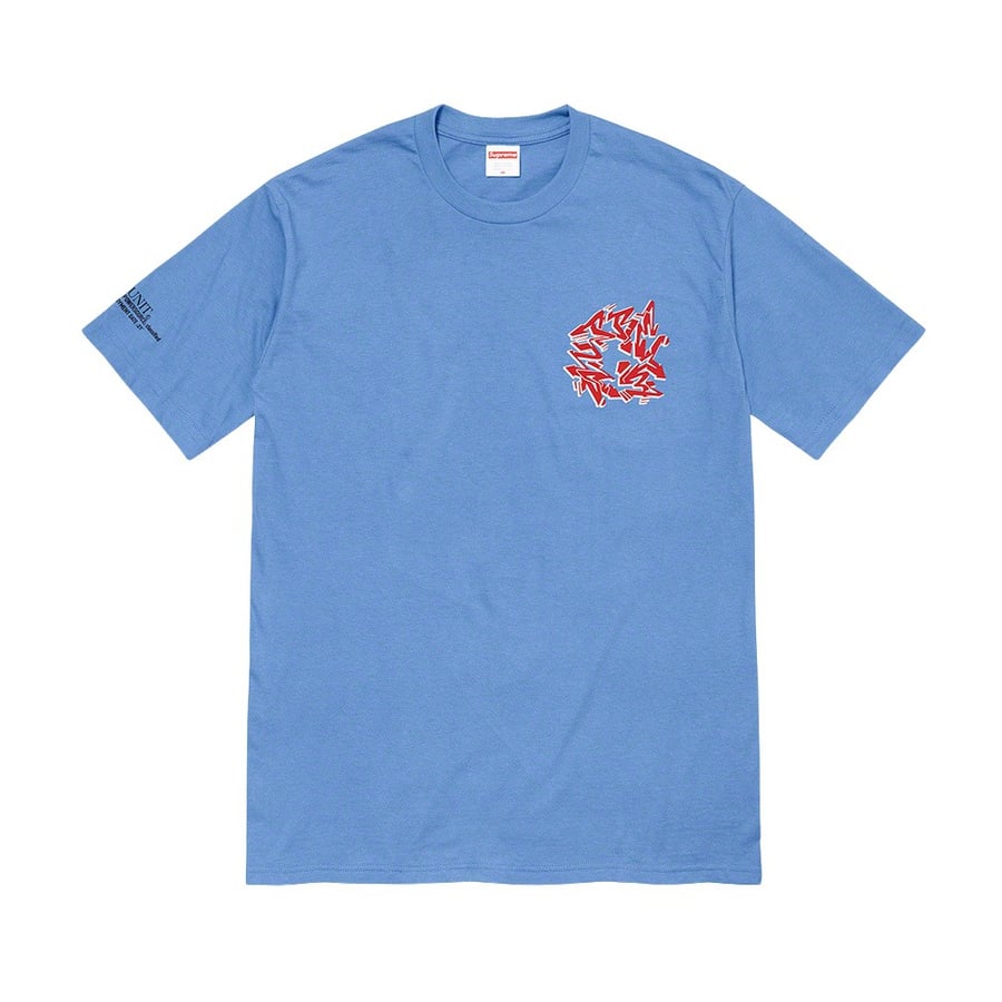 Supreme Support Unit Tee released during fall winter 21 season