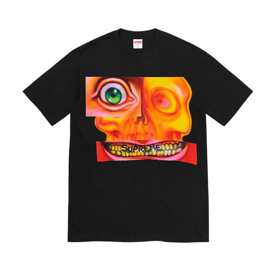 Details on Face Tee from fall winter
                                            2021 (Price is $38)