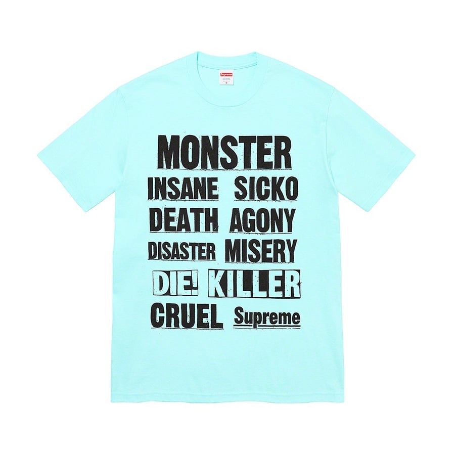 Supreme Monster Tee releasing on Week 7 for fall winter 2021