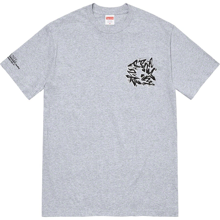 Details on Support Unit Tee Heather Grey from fall winter
                                                    2021 (Price is $44)