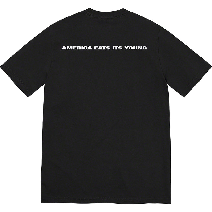 Details on America Eats Its Young Tee Black from fall winter
                                                    2021 (Price is $44)