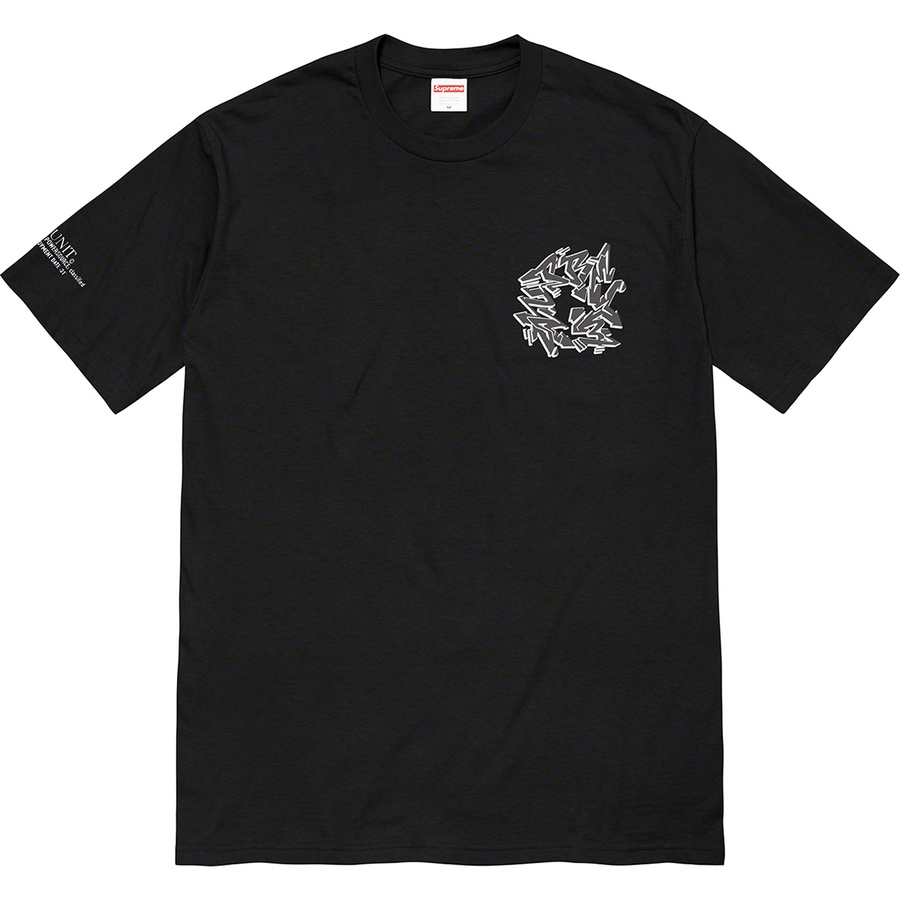 Details on Support Unit Tee Black from fall winter 2021 (Price is $44)