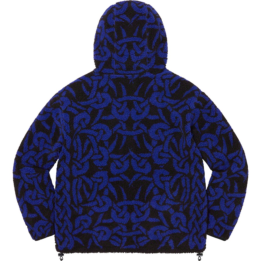 Details on Celtic Knot Reversible WINDSTOPPER Fleece Hooded Jacket Black from fall winter 2021 (Price is $238)