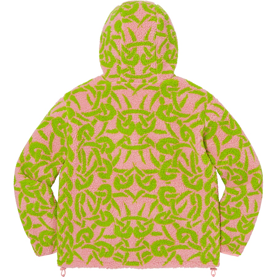 Details on Celtic Knot Reversible WINDSTOPPER Fleece Hooded Jacket Dusty Pink from fall winter
                                                    2021 (Price is $238)