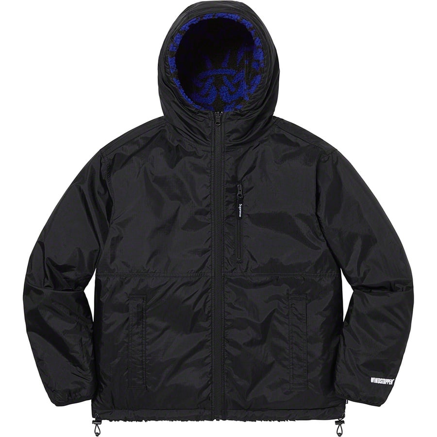 Details on Celtic Knot Reversible WINDSTOPPER Fleece Hooded Jacket Black from fall winter
                                                    2021 (Price is $238)