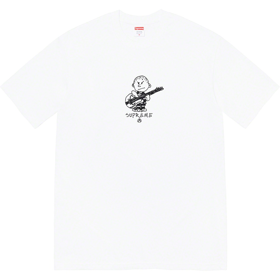 Details on Rocker Tee White from fall winter
                                                    2021 (Price is $38)