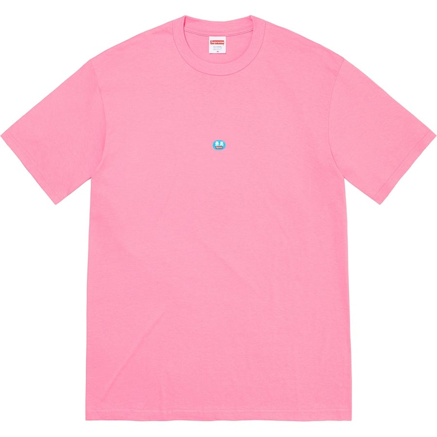 Details on Sticker Tee Pink from fall winter 2021 (Price is $38)
