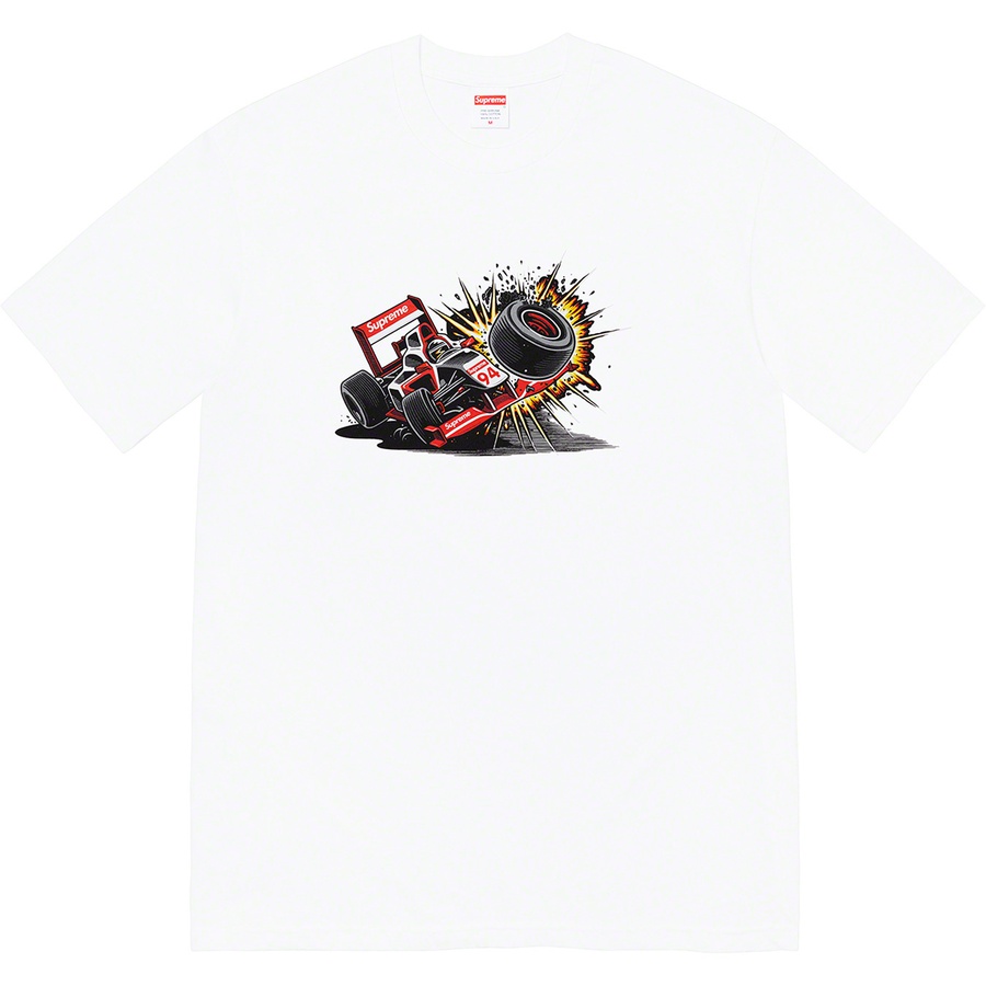 Details on Crash Tee White from fall winter
                                                    2021 (Price is $38)