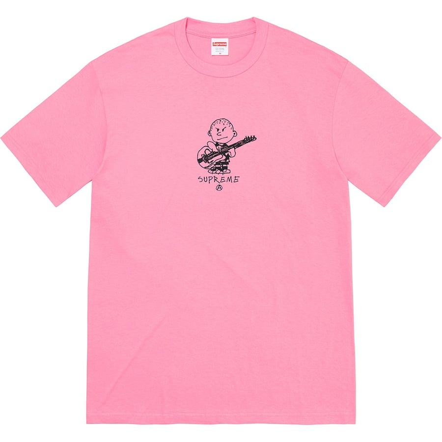 Details on Rocker Tee Pink from fall winter
                                                    2021 (Price is $38)