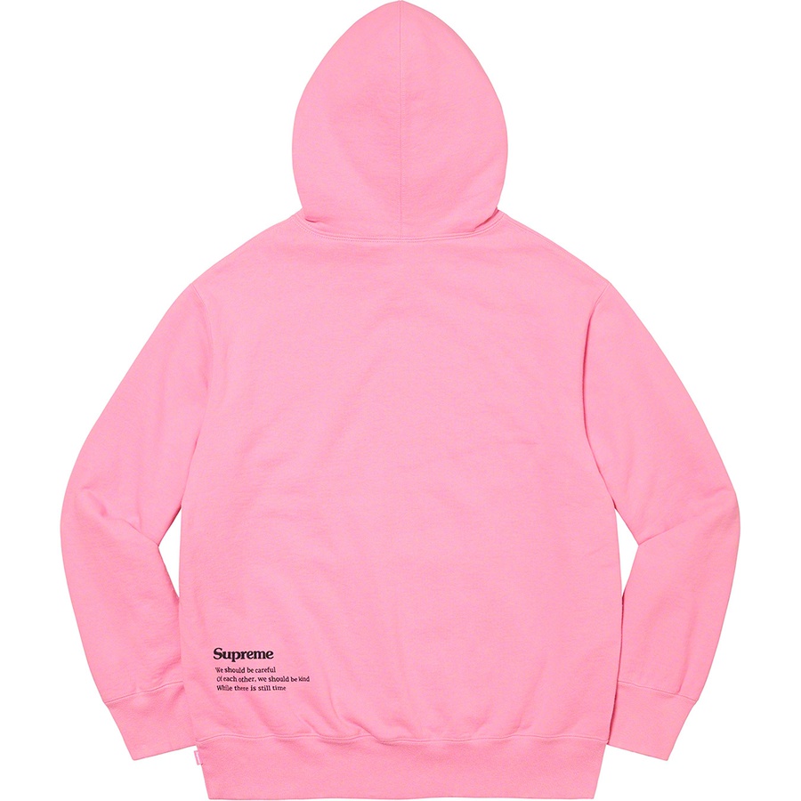 Details on Collage Grid Hooded Sweatshirt Pink from fall winter
                                                    2021 (Price is $168)