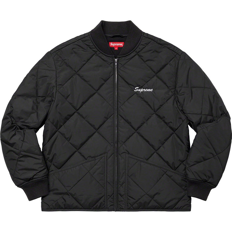 Details on Quit Your Job Quilted Work Jacket Black from fall winter
                                                    2021 (Price is $198)