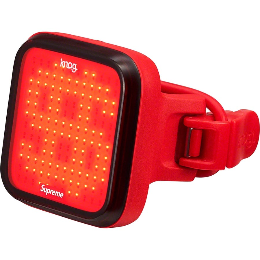 Details on Supreme Knog Blinder Bicycle Lights (Set of 2) Red from fall winter
                                                    2021 (Price is $88)