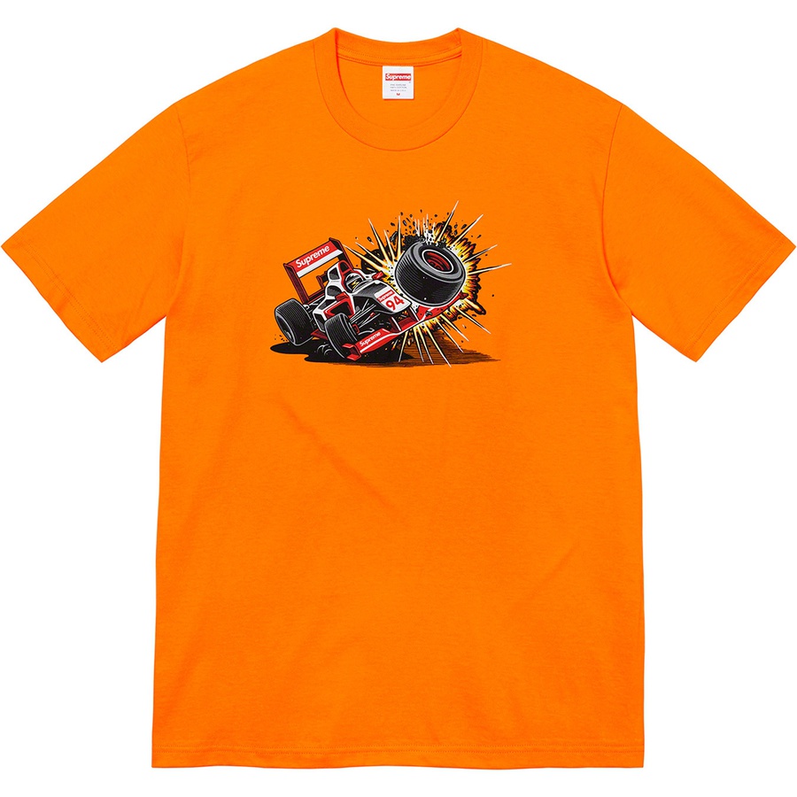 Details on Crash Tee Orange from fall winter
                                                    2021 (Price is $38)