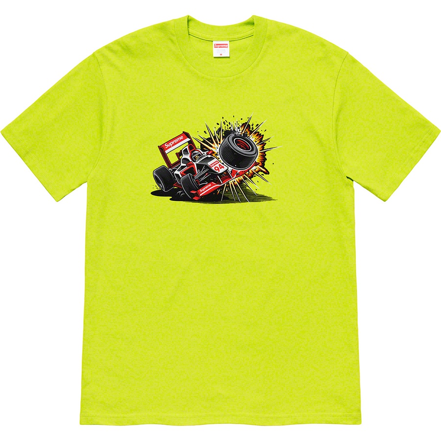 Details on Crash Tee Bright Green from fall winter
                                                    2021 (Price is $38)