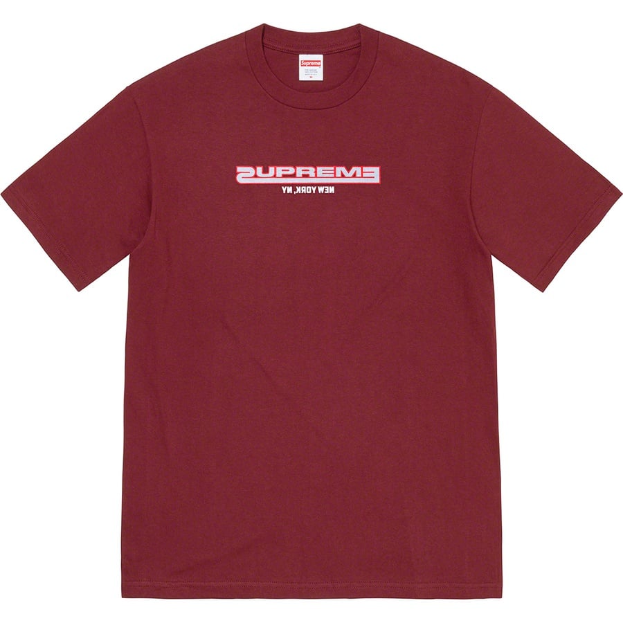 Details on Connected Tee Burgundy from fall winter
                                                    2021 (Price is $38)