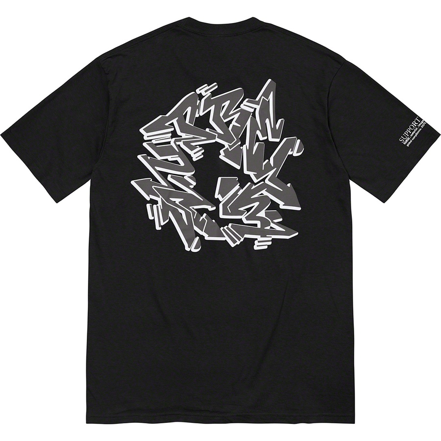 Supreme Support Unit Tee (FW21) - Black - $44