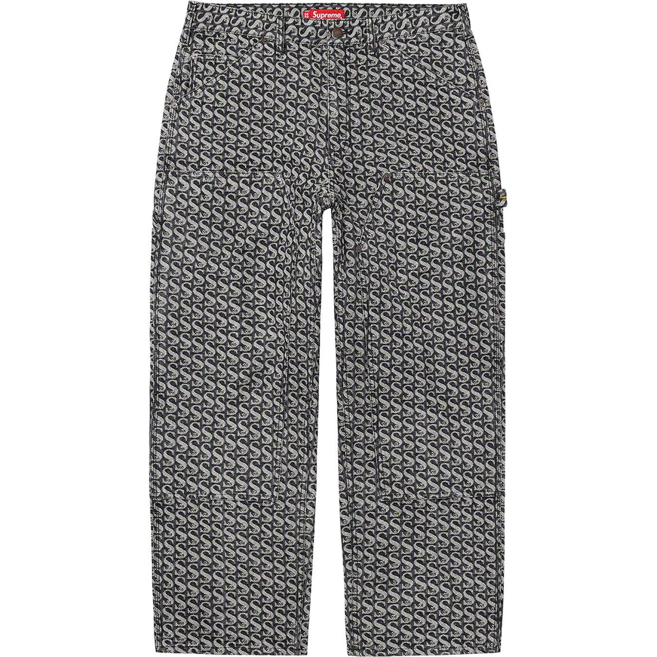 Monogram Double Knee Denim Painter Pant - fall winter 2021 - Supreme