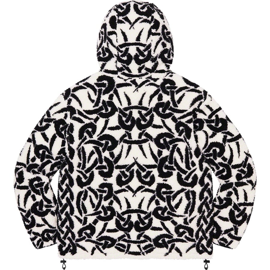 Details on Celtic Knot Reversible WINDSTOPPER Fleece Hooded Jacket Stone from fall winter
                                                    2021 (Price is $238)