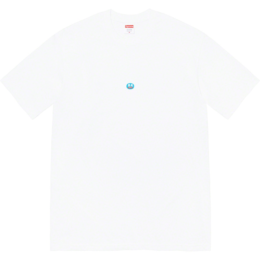 Details on Sticker Tee White from fall winter
                                                    2021 (Price is $38)