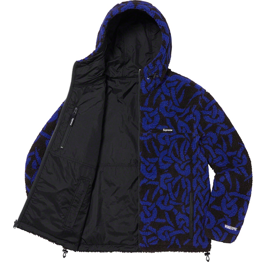 Details on Celtic Knot Reversible WINDSTOPPER Fleece Hooded Jacket Black from fall winter
                                                    2021 (Price is $238)