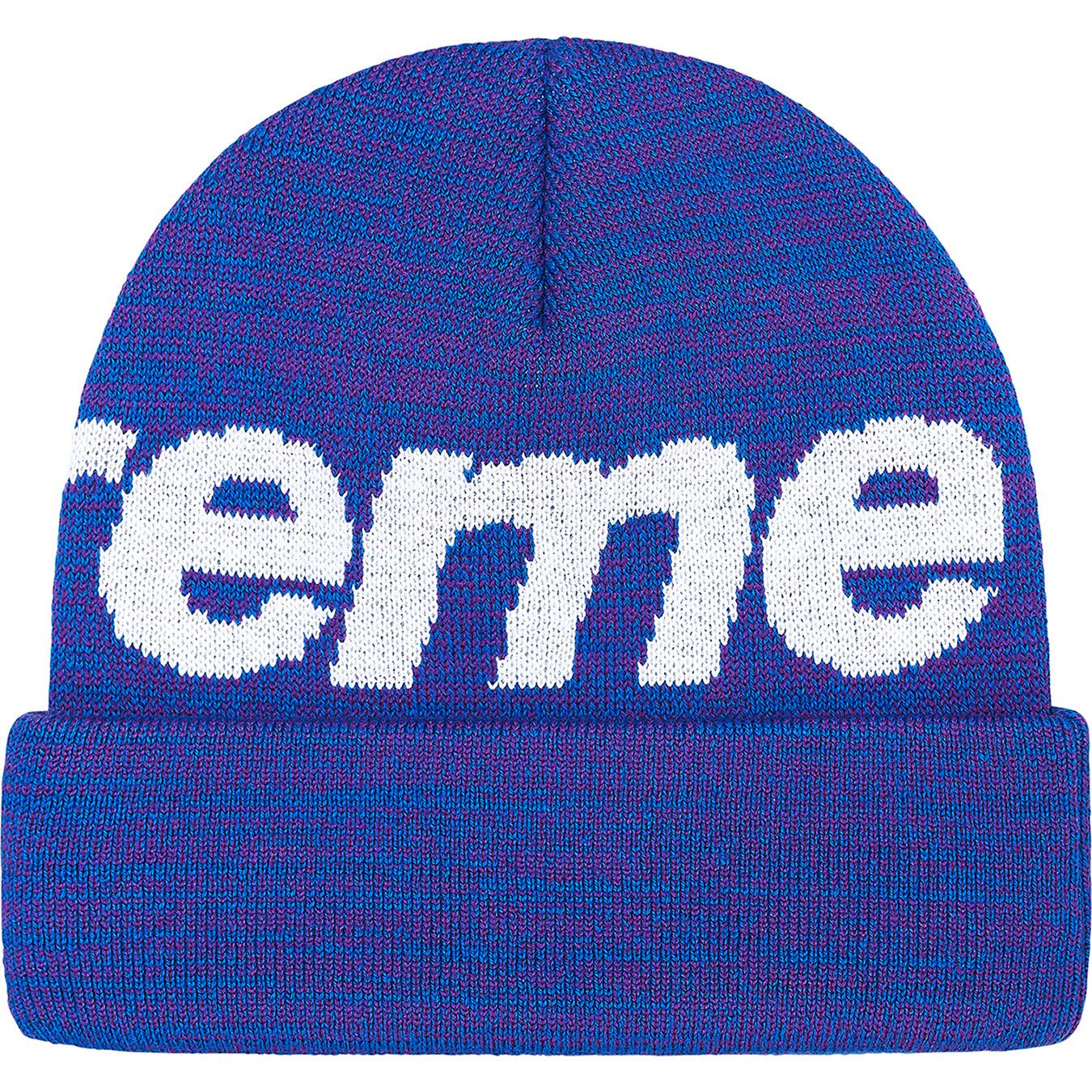 Supreme Bandana Big Logo Beanie navy