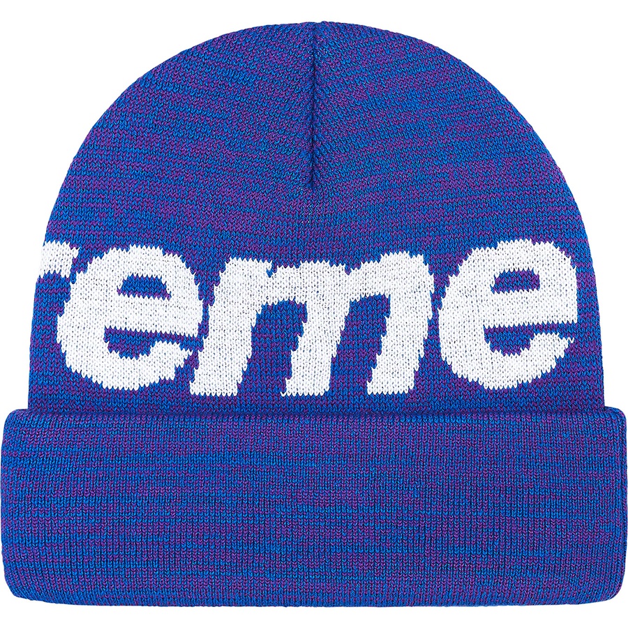 Details on Big Logo Beanie Blue Static  from fall winter 2021 (Price is $40)