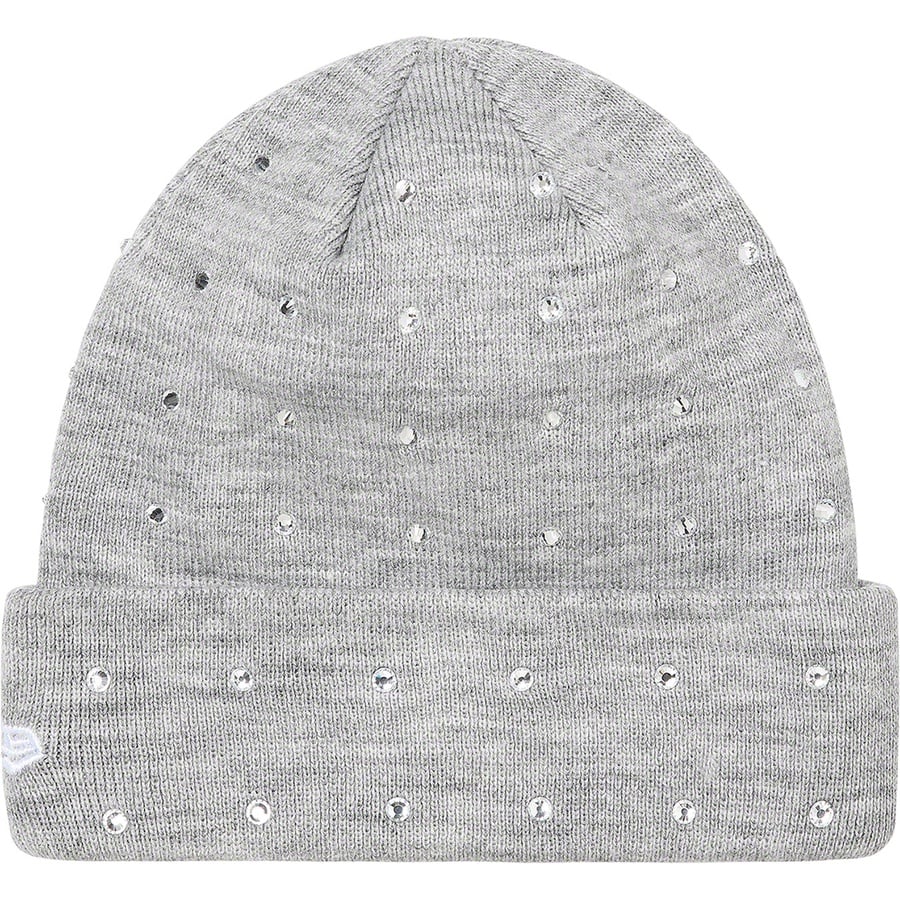 Details on New Era Rhinestone Beanie Heather Grey from fall winter
                                                    2021 (Price is $48)